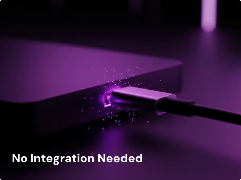 No CRM integration